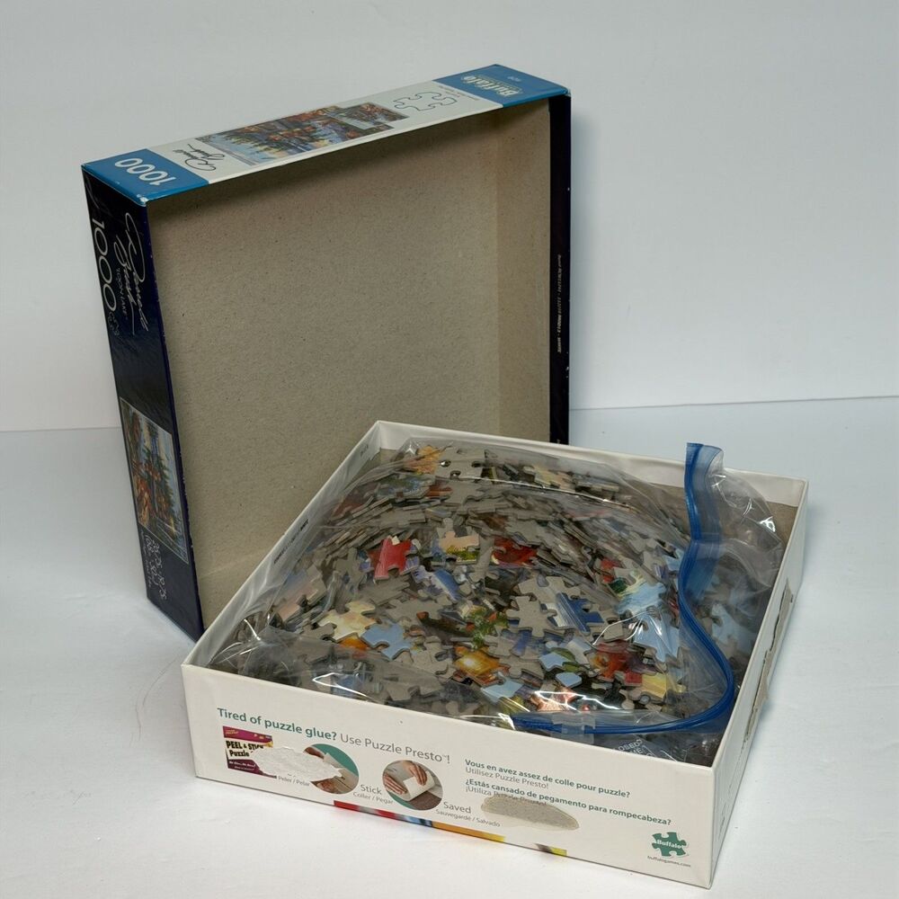 Buffalo Games Darrell Bush LOON LAKE 1000 Piece Puzzle - 26.75" x 19.75" - Used - Picture 4 of 12